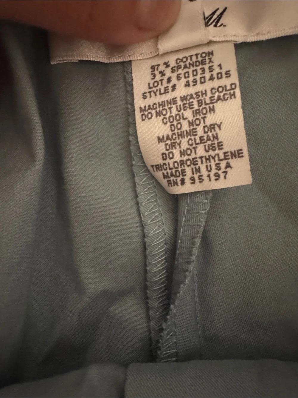 Straight-Leg Women’s Pants in Sage Green